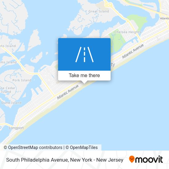 South Philadelphia Avenue map