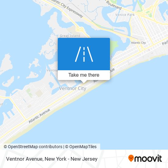 Ventnor Avenue map