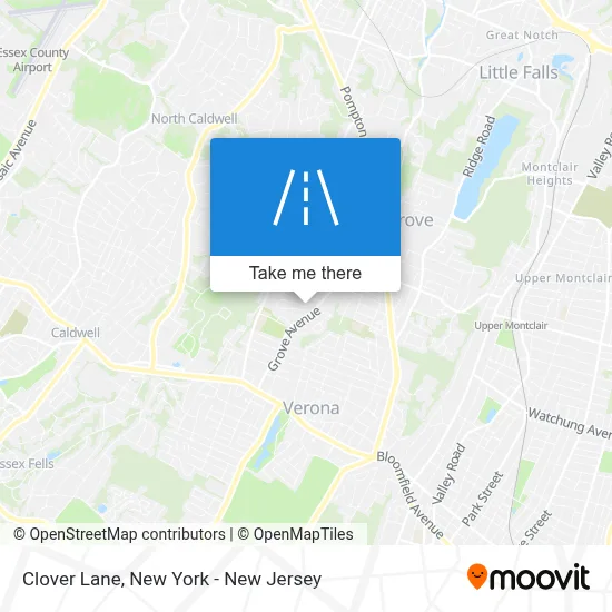 Clover Lane map
