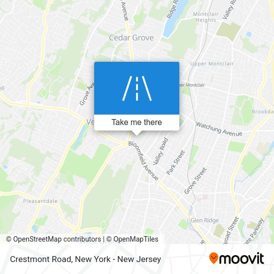 Mapa de Crestmont Road