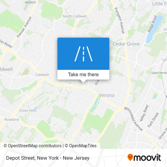 Mapa de Depot Street