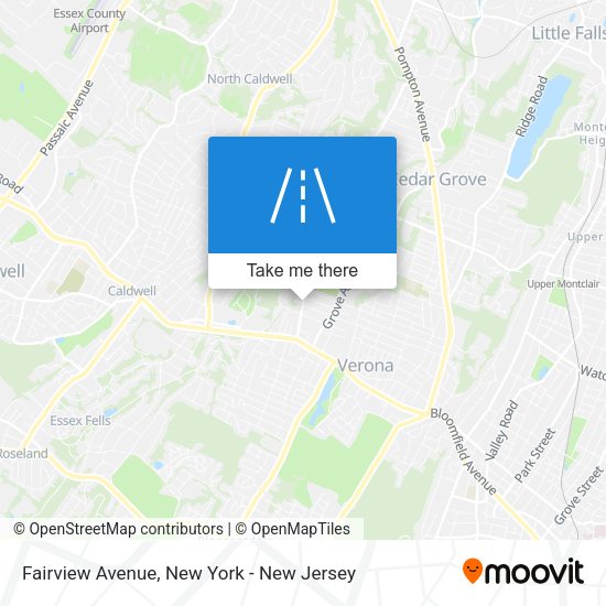 Mapa de Fairview Avenue