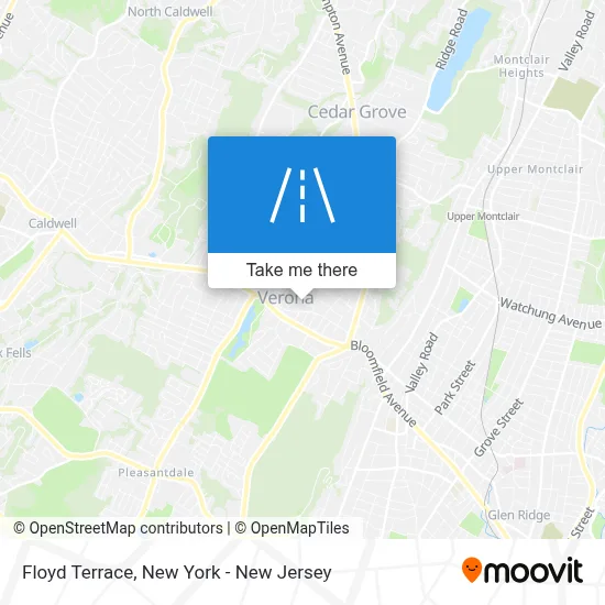 Floyd Terrace map