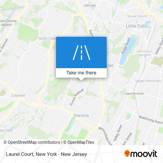 Mapa de Laurel Court