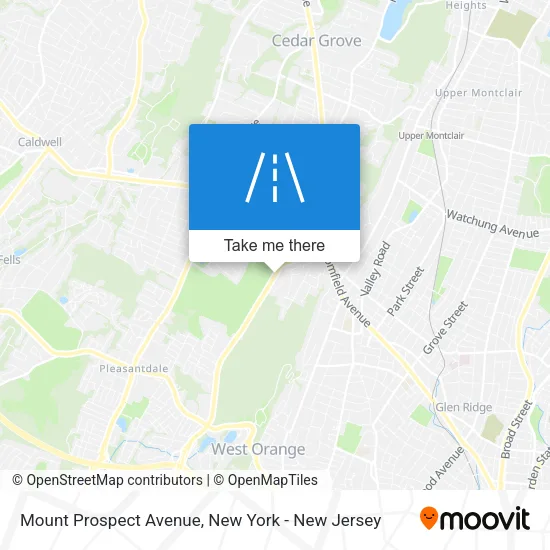 Mapa de Mount Prospect Avenue