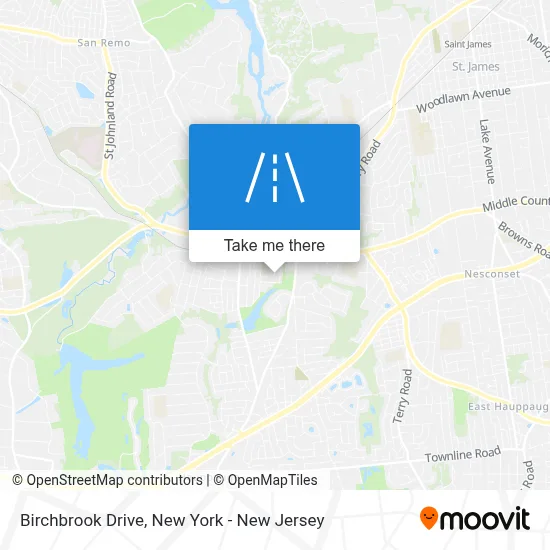 Birchbrook Drive map