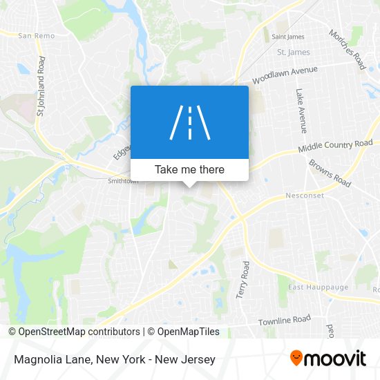 Mapa de Magnolia Lane