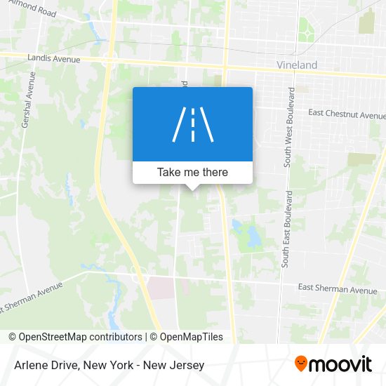 Mapa de Arlene Drive