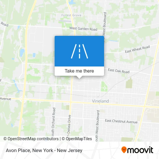 Avon Place map