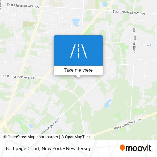 Mapa de Bethpage Court