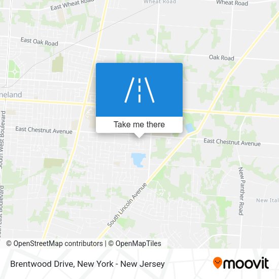 Mapa de Brentwood Drive