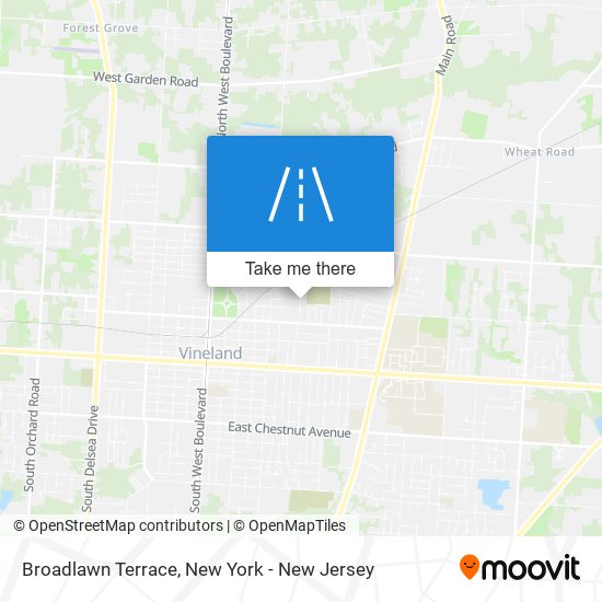 Broadlawn Terrace map