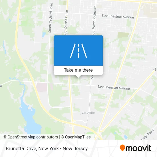 Brunetta Drive map