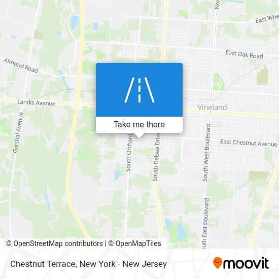 Chestnut Terrace map