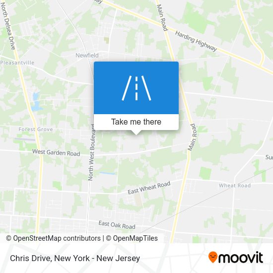Mapa de Chris Drive
