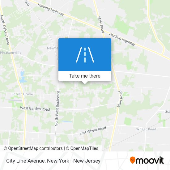 Mapa de City Line Avenue