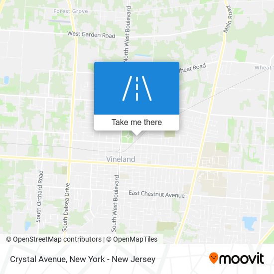 Crystal Avenue map