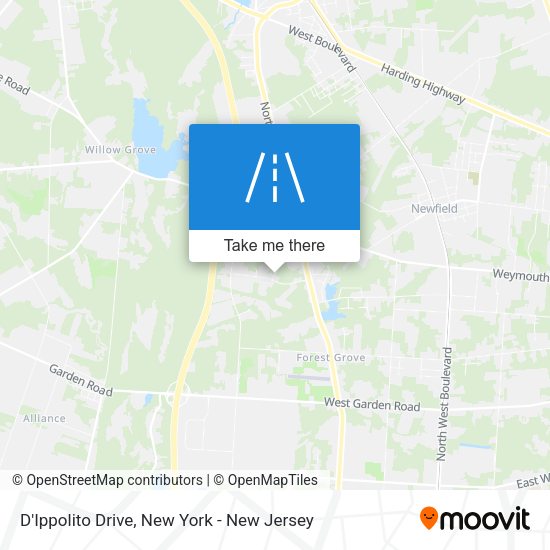 D'Ippolito Drive map