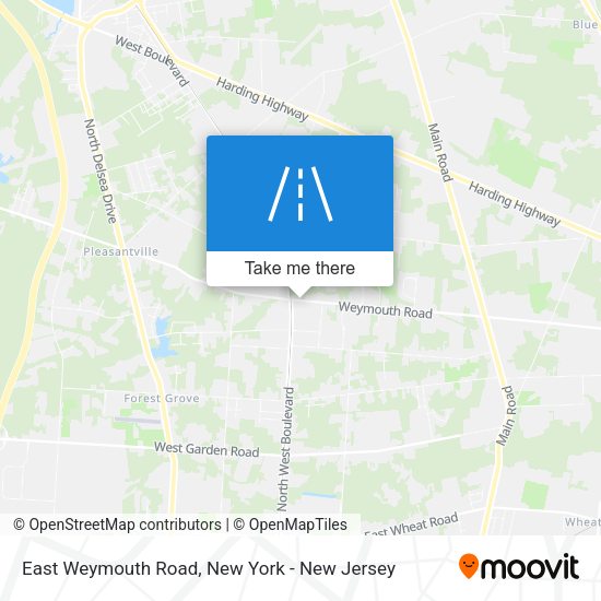 Mapa de East Weymouth Road