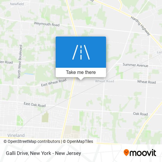 Galli Drive map