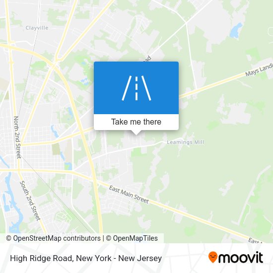 Mapa de High Ridge Road