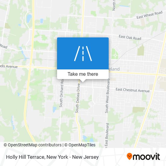 Holly Hill Terrace map