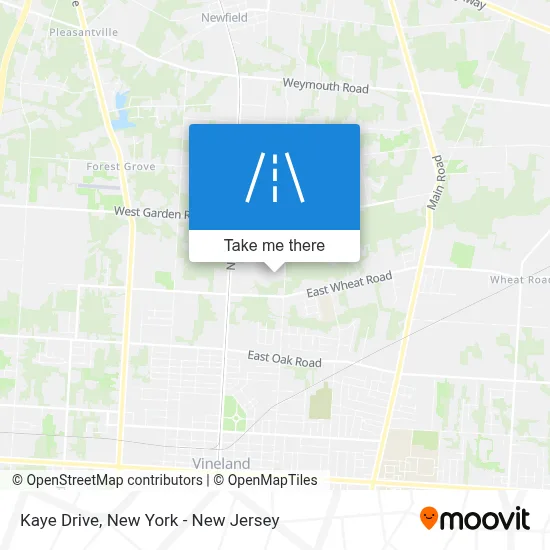 Kaye Drive map