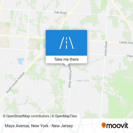 Mays Avenue map