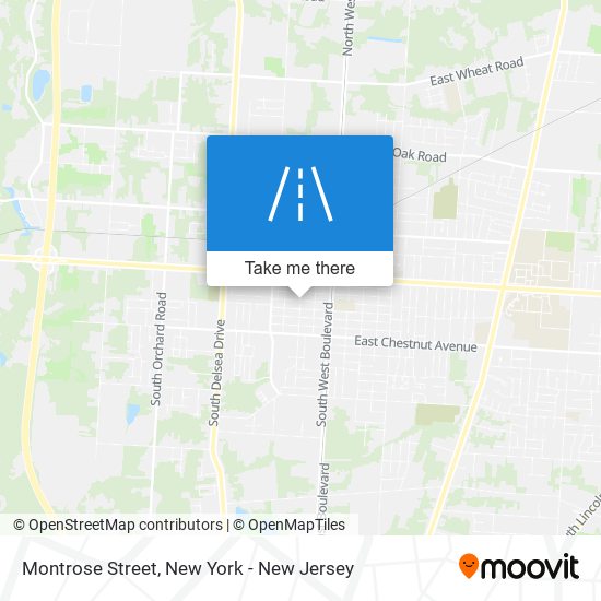 Montrose Street map