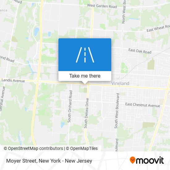 Moyer Street map
