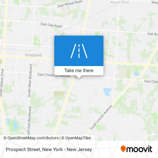 Prospect Street map