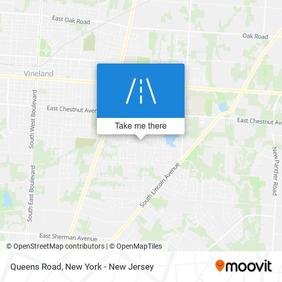 Queens Road map