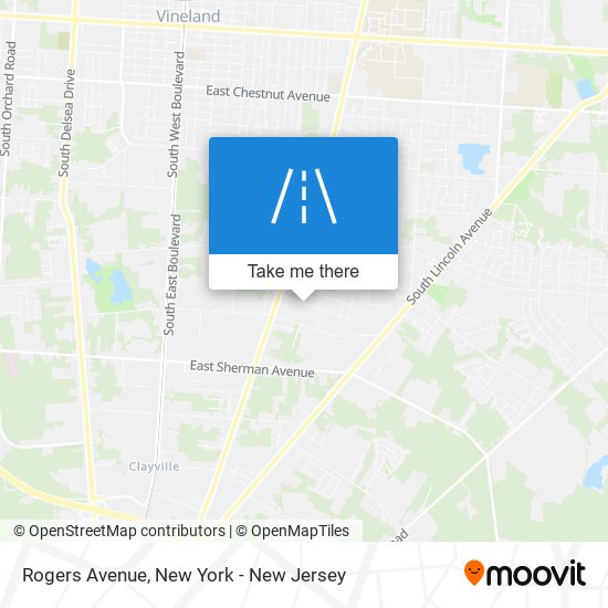 Rogers Avenue map