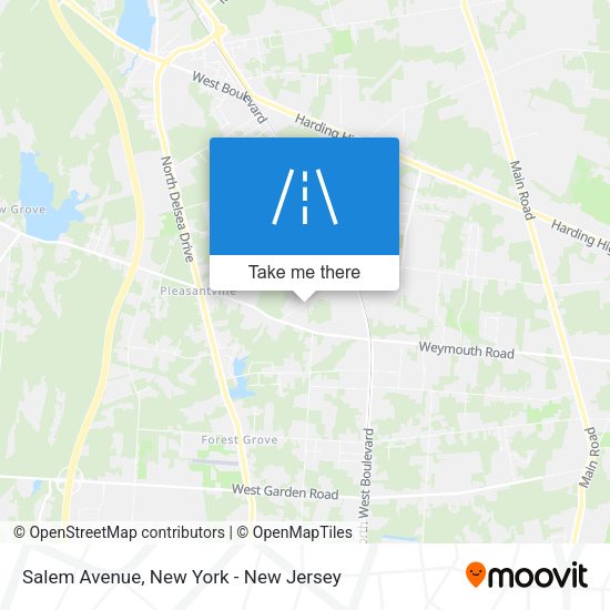 Salem Avenue map