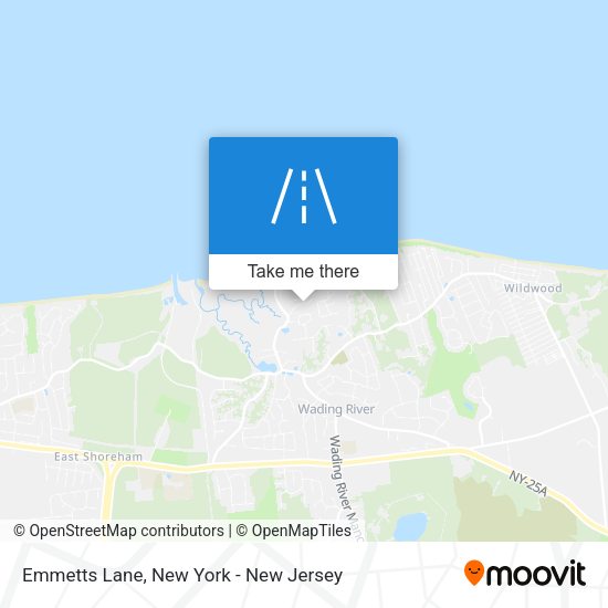 Mapa de Emmetts Lane