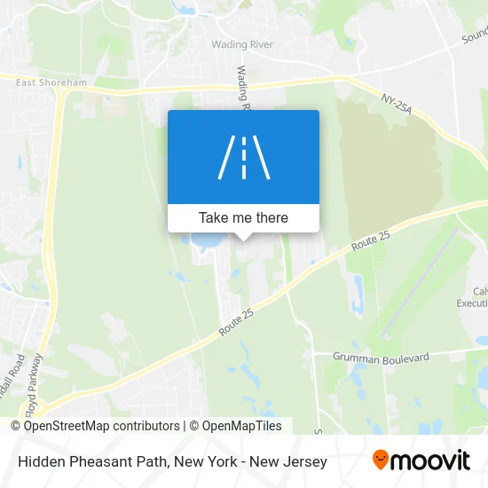 Hidden Pheasant Path map