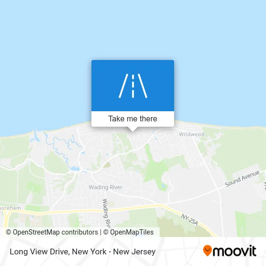 Long View Drive map