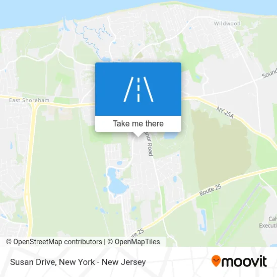 Susan Drive map