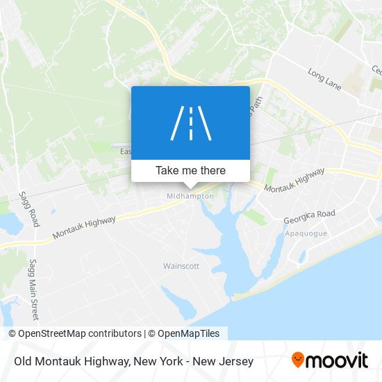 Mapa de Old Montauk Highway