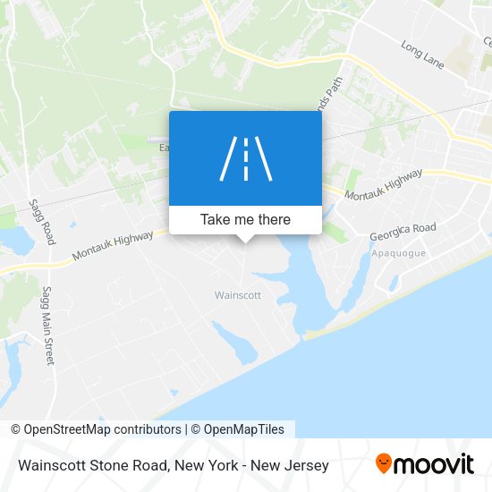 Mapa de Wainscott Stone Road