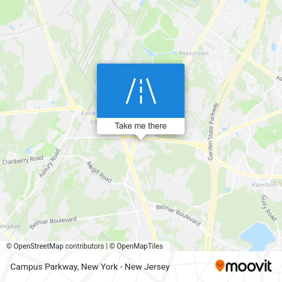 Campus Parkway map