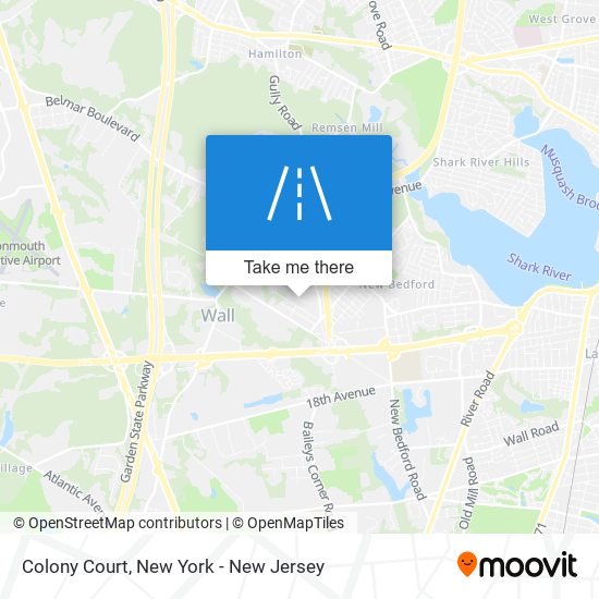 Mapa de Colony Court