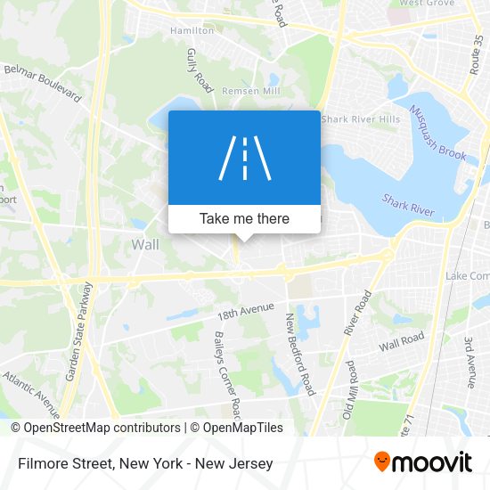 Mapa de Filmore Street