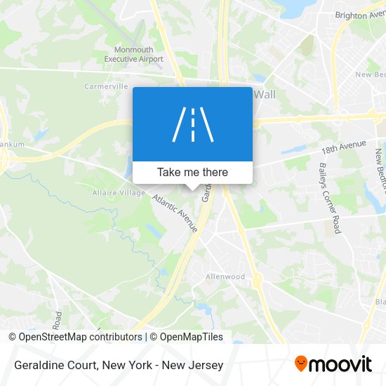Mapa de Geraldine Court