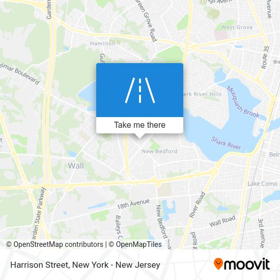 Mapa de Harrison Street