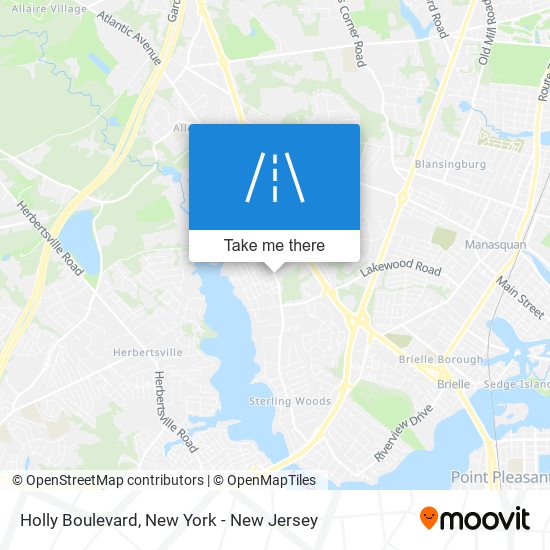 Mapa de Holly Boulevard