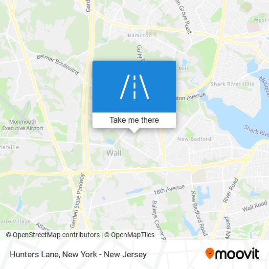 Mapa de Hunters Lane