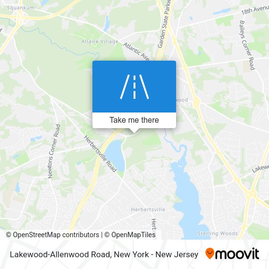 Mapa de Lakewood-Allenwood Road