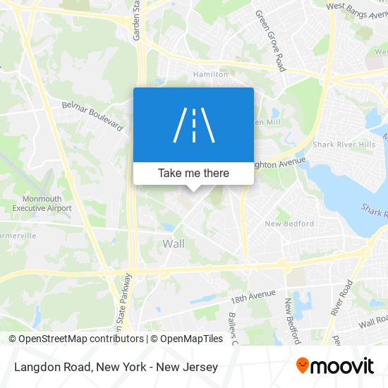Mapa de Langdon Road