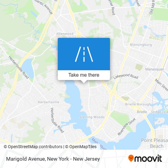 Marigold Avenue map
